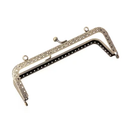THINKTHENDO 1pc Useful Metal Frame Kiss Clasp For Handle Bag Purse DIY Accessories 15cm THINKTHENDO 1pc Useful Metal Frame Kiss Clasp For Handle Bag Purse DIY Accessories 15cm