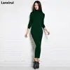 Sweater Dress Knitted Woman Cashmere Sweaters Dresses Warm Winter Long Sleeve Sexy Slim Female Pullovers Turtleneck Maxi Elegant ► Photo 3/6