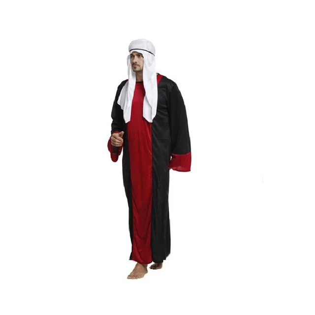 Arab Emirates Kings Costume Halloween Stage Performances Party Clothing Hyper reality Princes of
