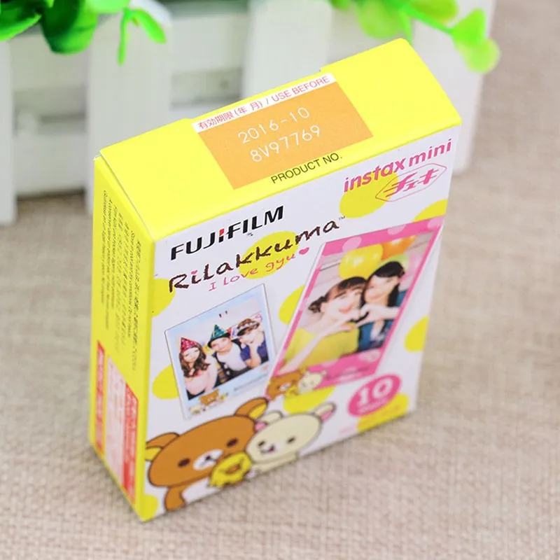 10 Fuji Плёнки Fuji Instax Мини Instant Цвет Плёнки для Fuji 7 7 s 8 10 20 25 50 s 50i SP1 DW 90(Rilakkuma