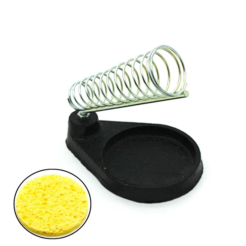 FEORLO Metal Iron Soldering Iron Bracket Stand Holder Welding Wire Holder with Sponge FEORLO Metal Iron Soldering Iron Bracket Stand Holder Welding Wire Holder with Sponge