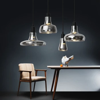 

Crystal Glass Pendant Lights LED Nordic Modern Minimalist Art Creative Living Room Bar Dining Room Modern Light Fixture