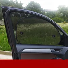 65*38 см 2 шт Автомобильный боковое заднее стекло экран от солнца лобовое стекло автомобиля солнцезащитный тент сетчатый чехол УФ лучи солнцезащитный козырек