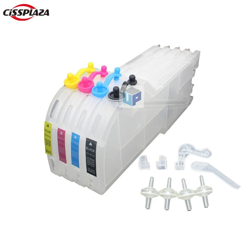 CISSPLAZA 5sets lc38 lc65 lc67 Refillable ink Cartridge compatible for Brother DCP 145C 165 185C 165C 385C 535CN 585CW 6690CW | Компьютеры