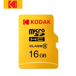 Kodak высоких Скорость 16 GB 32 ГБ, 64 ГБ и 128 Гб карта TF/Micro SD картао де memoria class10 U1 флэш-карты памяти