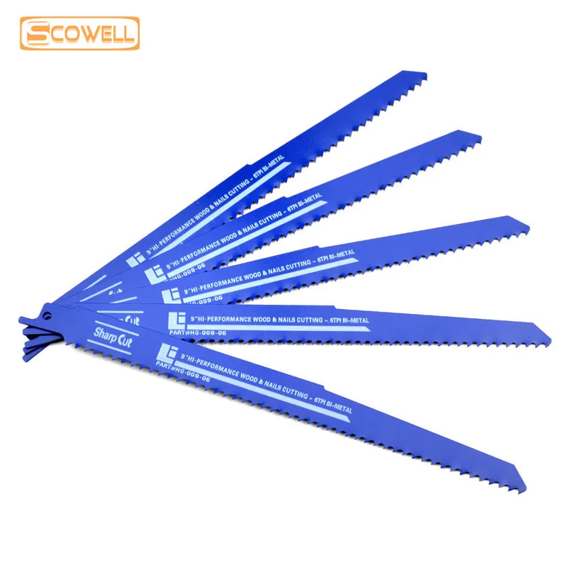 

50% OFF! Free shipping 9 inch 230mm Saber Saw Blades 6TPI Fast Cutting Wood and Plastic, Reciprocating Saw Blades Sabre Saw