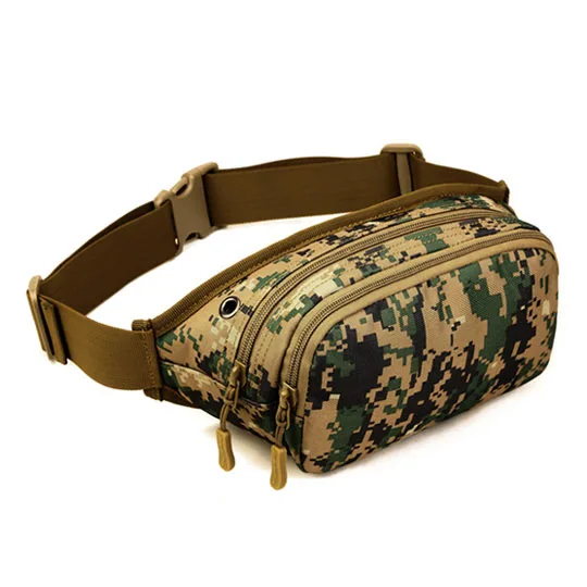 Тактический пояс поясная сумка Молл охотничьи рюкзаки слинг сумки спортивный нагрудный рюкзак военный армейский камуфляж чехол для телефона XA667WA - Цвет: Jungle Digital