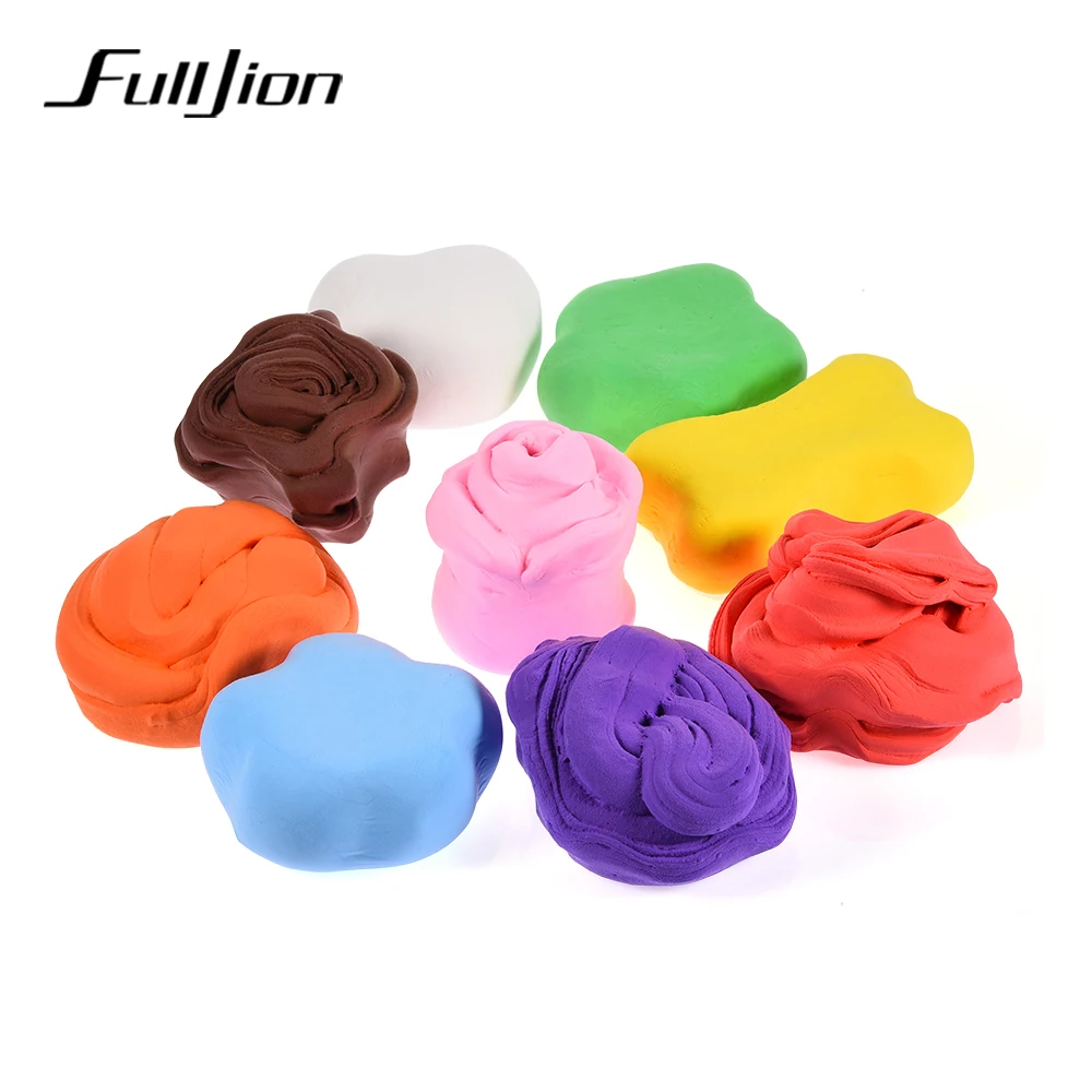 Baby Polymer Modeling Clay Slime Toys Plasticine Air Drying Play Light Clay Handgum Footprint Imprint Kit DIY Toy Parent-child