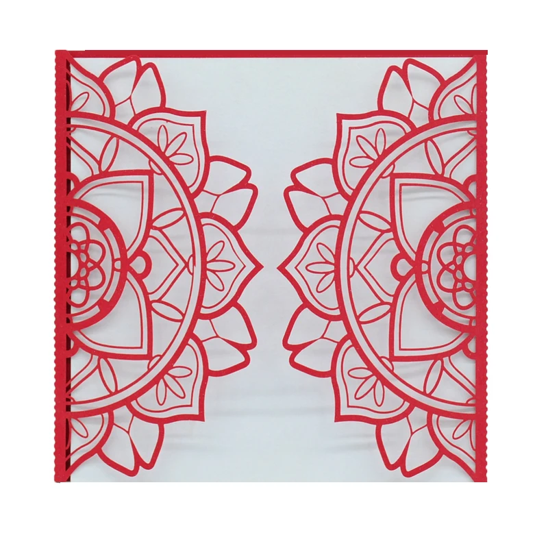 

Lotus style quinceanera invitations laser cut birthday invitation card wedding cards