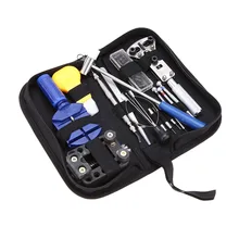 14 in 1 Watch Repair Tool Kit Watch Tools Men Case Hammer Opener Link Remover Spring Bar Tool Set for fossil watch Repair