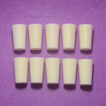 

20# Tapered Silicon Bung Stopper,Test Tube Hollow Plug Intake Hose,10PCS/LOT