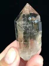 45gtop qualidade herkimer cristal ponto mineral espécies