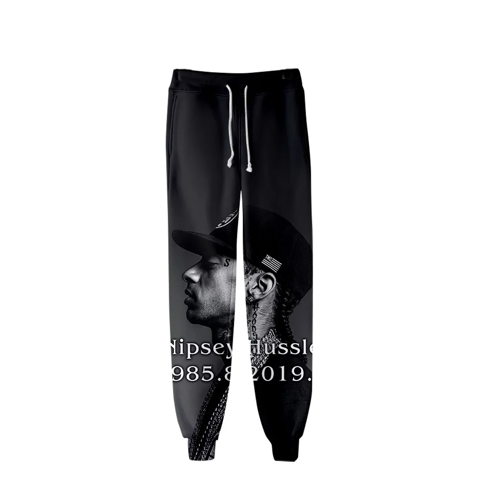 

Nipsey Hussle Commemorative Pants Print Casual Spring Summer Jogger Pants Women Men Drawstring Low Waist Sweatpants