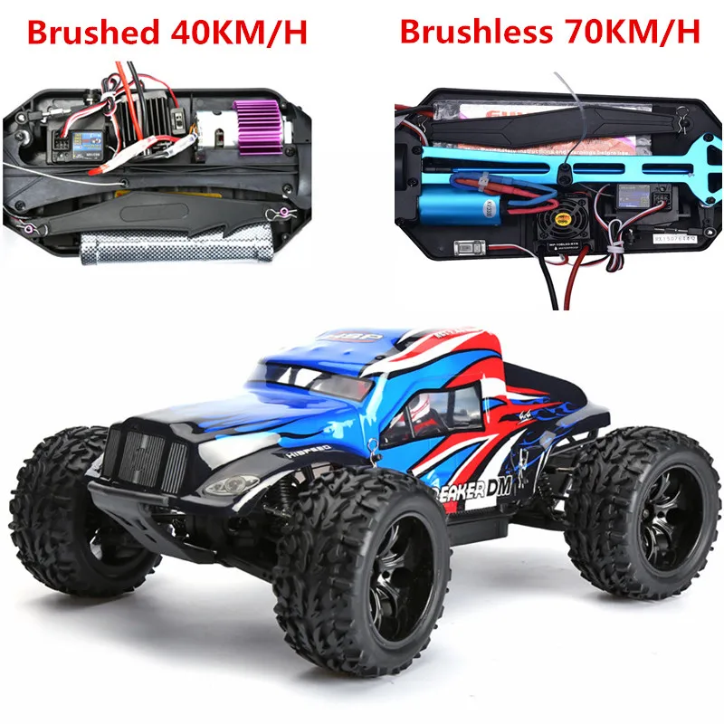 HSP Rc Автомобилей 1/10 Шкала 4wd Off Road Monster Truck 94204PRO 2.4 ГГц Безщеточный Грузовик Песка