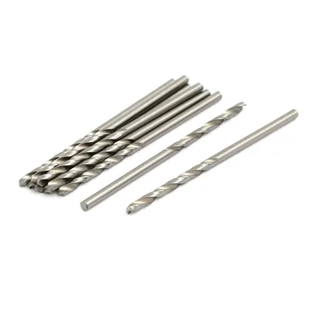 

UXCELL 10pcs 2.2x52/2.5x65mm HSS Straight Shank Spiral Twist Drill Bit for Electric Drilling Machine Tool