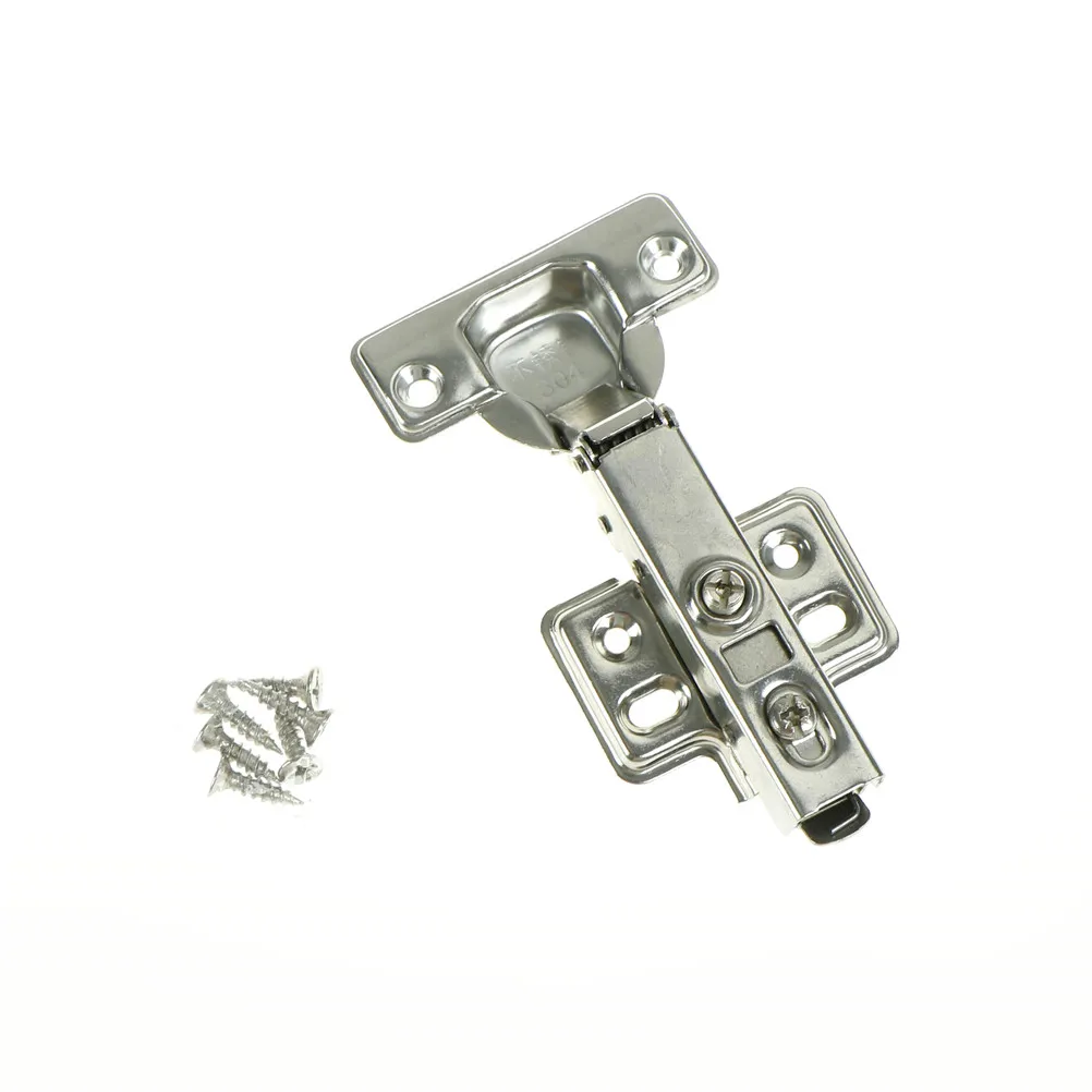 

Safety Door Hydraulic Hinges Door Soft Close Full Overlay Hinge Plate Damper Buffer for Kitchen Cabinet Cupboard