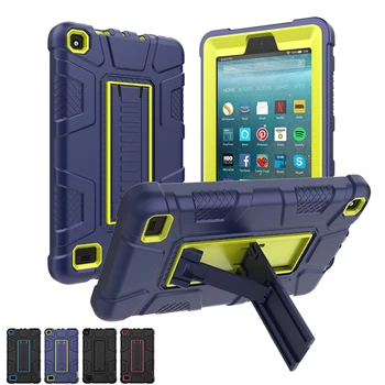 

For Amazon Kindle Fire 7 2019 Case Dual Layer Hybrid Shockproof Protective Cover For All-new Amazon Fire 7 2017 2019 Tablet Case