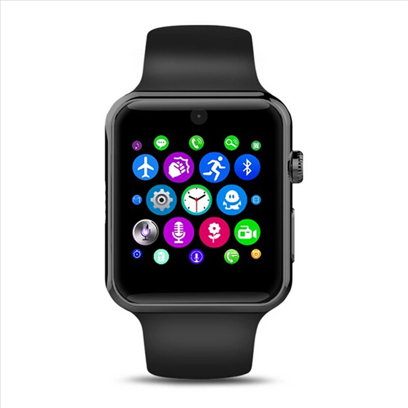 kw18 2g smart watch with sim card sync bluetooth 4.0 for ios android black