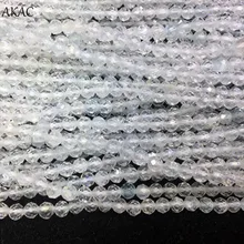 3 прядей натуральный граненый бисер 3,8 мм с натуральным топазом для самостоятельного изготовления оптом