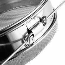 Мёд фильтр двойное сито Нержавеющая сталь пасек Пчеловодство Мёд Фильтр Инструменты 66CY