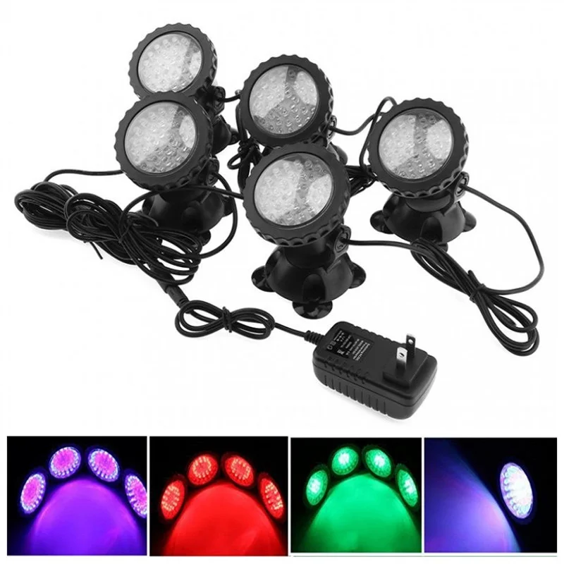 Светодиодная лампа для аквариума World Yea 5 Pin 1 RGB 36LED погружная IP68 подводная