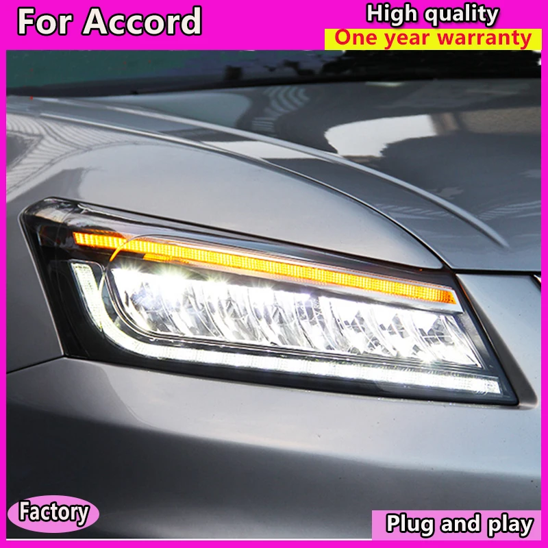 Автомобильная фара doxa для Honda Accord 8th светодиодный ные фары 2008-2013 дальнего и
