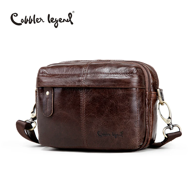

Cobbler Legend 2018 Fashion Brand Designer Men's Genuine Leather Messenger Shoulder Cross-Body Bag For Men Travel Bags