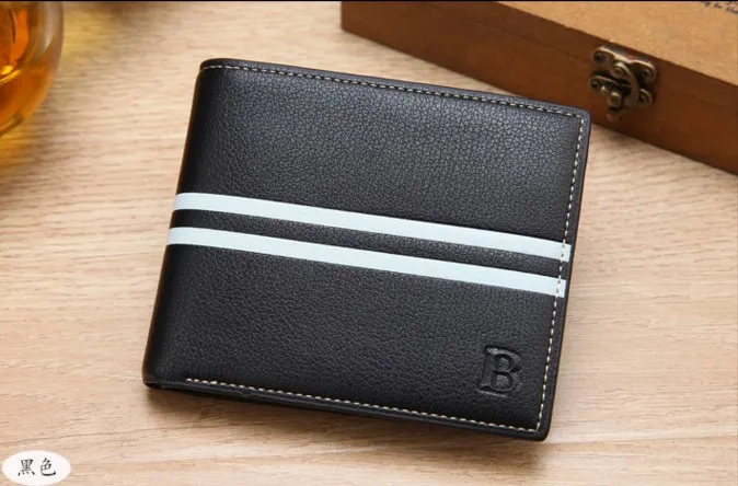 Free Shipping Men s wallet multi card short paragraph retro velvet factory outlet trend of quality