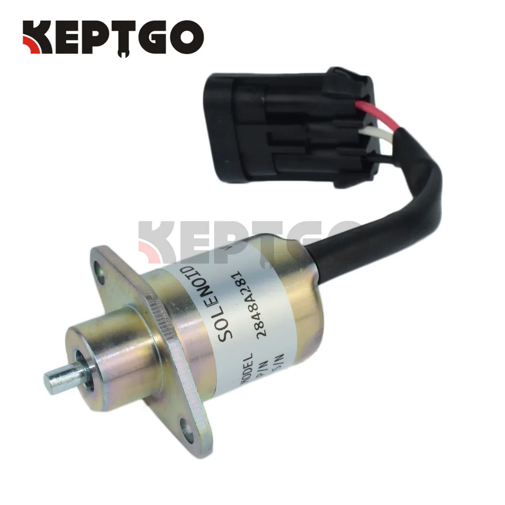 2848A281 12V управляющий клапан для прекращения подачи топлива для Perkins серии U