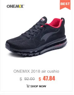 Onemix Air подушки спортивная обувь для мужчин 97 водостойкая кожа Открытый Бег обуви Бег Спортивная обувь Открытый кроссовки для фитнеса