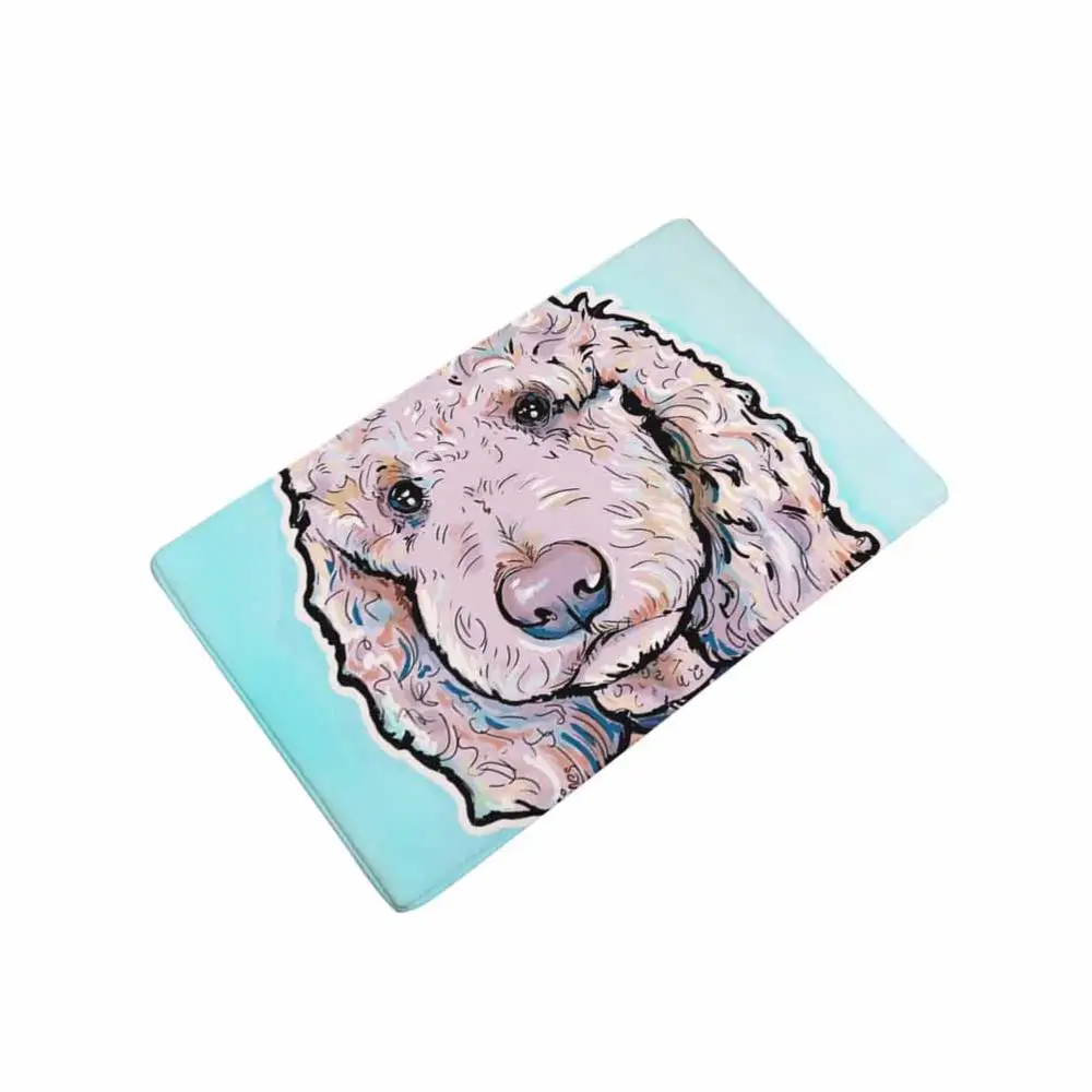 HomeMiYN коврик для ванной коврик для ног нескользящий цифровой Коврик для ванной комнаты окрашенная Собака Такса с животным узором фланелевый мягкий домашний коврик - Цвет: 13