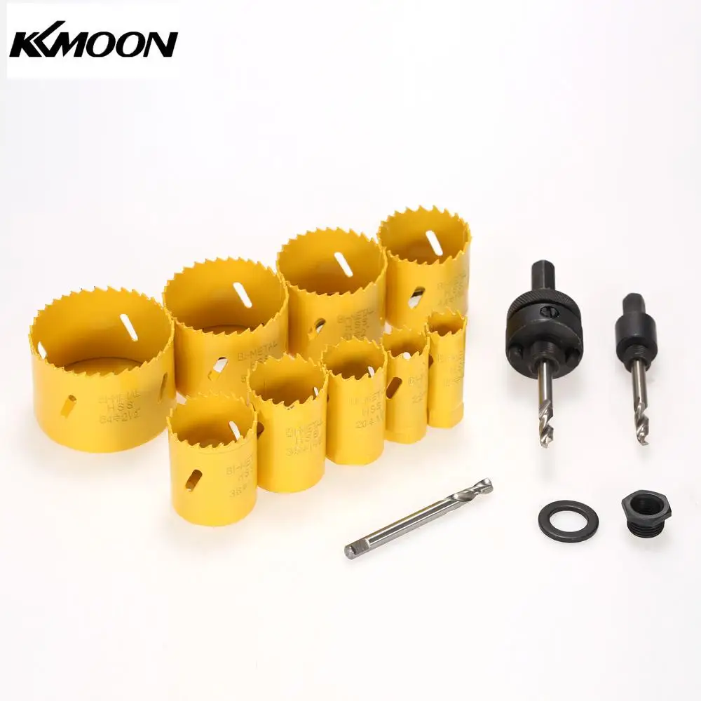 

13pcs drill tools herramientas furadeira Hole Saw Kit Drilling Tool Arbor Pilot Drill Set for Plumber Carpenter drill bit