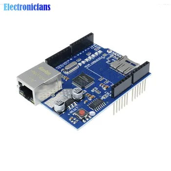 

Ethernet Shield W5100 Network Expansion Board Module For Arduino Main Board UNO R3 ATMega 328 1280 MEGA2560 With Micro SD One