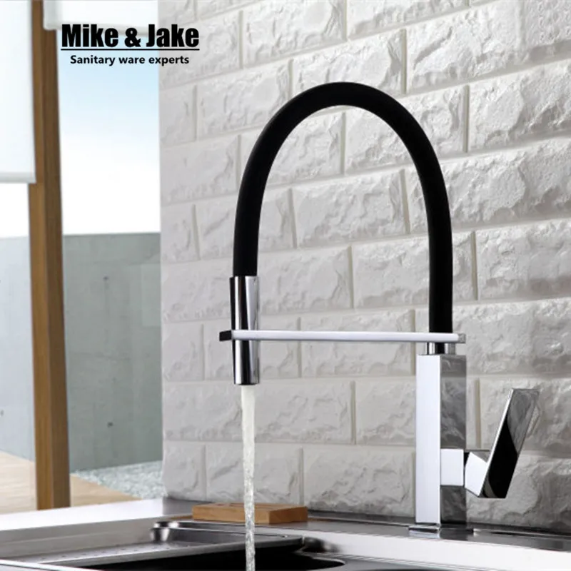 New Black kitchen Faucet pull down kitchen mixer sink faucet pull out taps for sink taps hot and cold kitchen faucets MJLT918