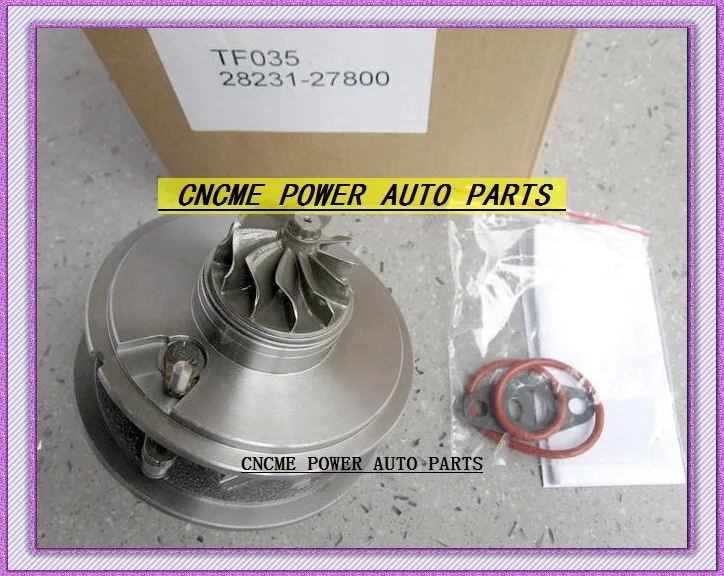 TURBO Cartridge CHRA TF035 28231-27800 49135-07300 49135-07301 49135-07302 49135-07100 Turbocharger For HYUNDAI Santa Fe 06-09 D4EB D4EB-V 2.2L CRDi 150HP (2)