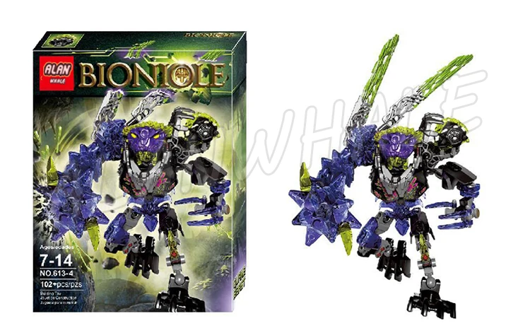 Модель Bionicle Hero Ekimu 4 типа: маска лава Storm Quake Beast строительные блоки кирпичи детские