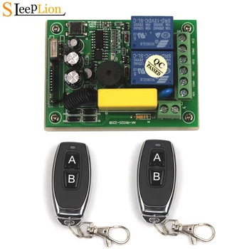 

Sleeplion 110V 2Ch Smart Remote Control Switch Wireless Light Lamp Switch 220V Smart Remote Control Learning Code Transeiver