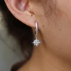 Estilo coreano fresco y simple temperamento CZ star Estrella del Norte encanto pendientes mujer regalo de la joyería al por mayor ► Foto 1/6