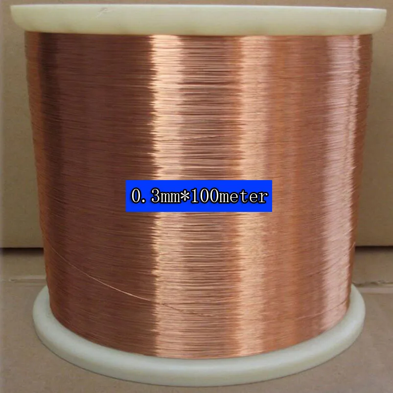 0 3 mm 100m pc QA 1 155 New Polyurethane Enameled Wire Copper wire