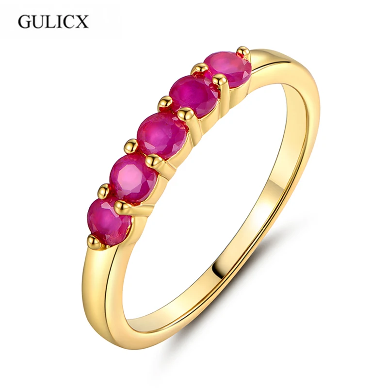 

New 2014 24K Gold Plated Round Cut Rose Crystals CZ Engagement Band Rings For Women High Quality Free Shipping (GULICX R081)