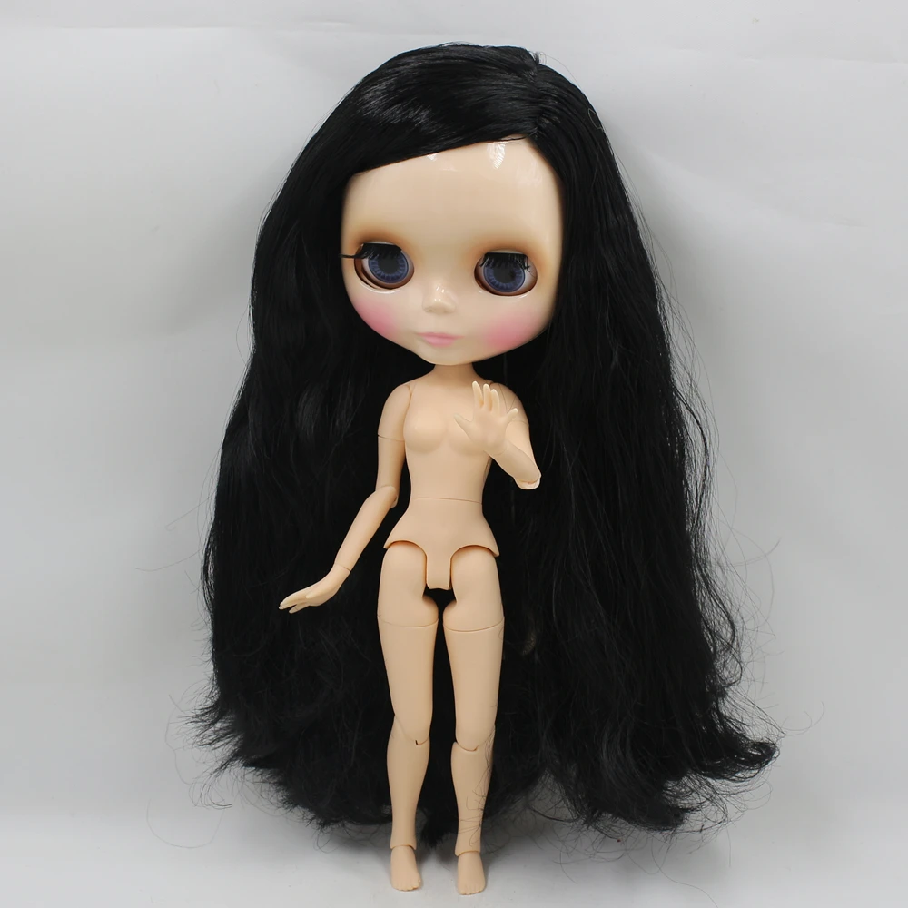Jointed body for your customization white skin 12/" Neo Blythe nude doll No hair