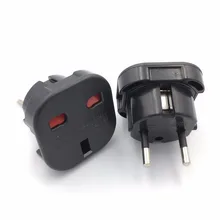 1pc universal reino unido para ue plug converter 250v ac adaptador de alimentação carregador euro adaptador de viagem ue plug adaptador britânico scoket tomada