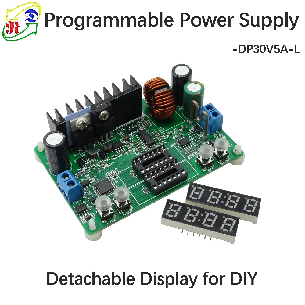 RD DP30V5A-L Constant Voltage current Step-down Programmable Power Supply module buck Voltage converter regulator LED display