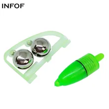 20 штук Рыболовный набор для индикации поклевки светящаяся рыба сигнализация колокольчик светодиодный фонарь Карп сигнализация Ночная Рыболовная Снасть alarma pesca