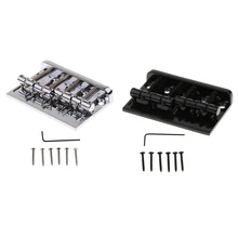 4 String Bass Hardtail Fixed Bridge for Fender Precision Jazz Bass Replacement Parts 4 String Bass Hardtail Fixed Bridge for Fender Precision Jazz Bass Replacement Parts
