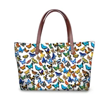 Красота животного Бабочка головоломки Для женщин Tote Crossbody сумка Роскошные Дизайнерские Сумка для женщин сумка Blosas