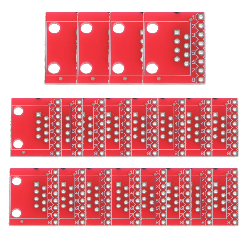 2019 NEW Hot 20x Modular Connectors / Ethernet Connectors RJ45 Breakout Board Adapter Connector Module Board Portable