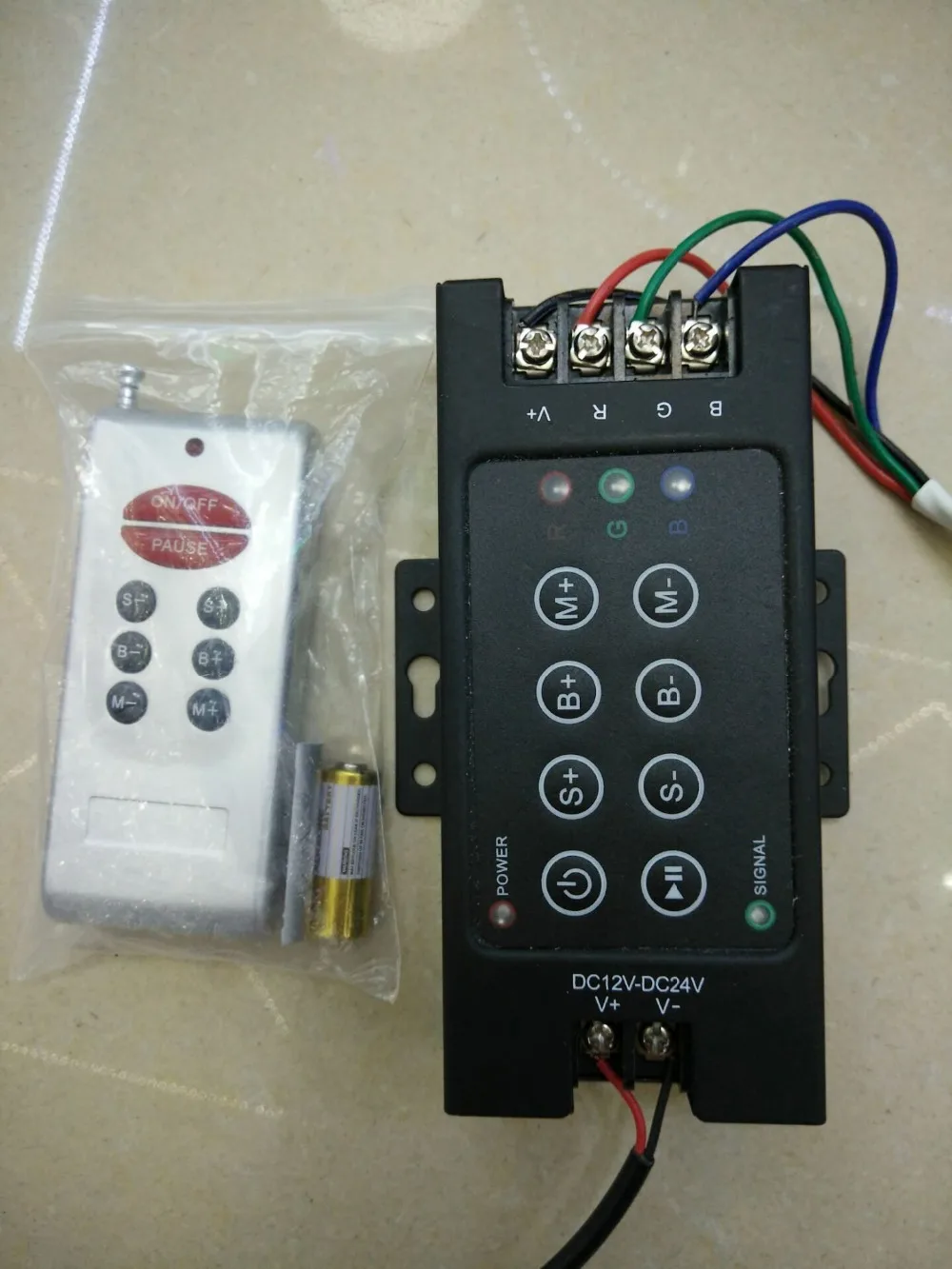 Беспроводной пульт дистанционного управления 3 * 10A DC 5-24V 8Key RF Control ler LED RGB control для