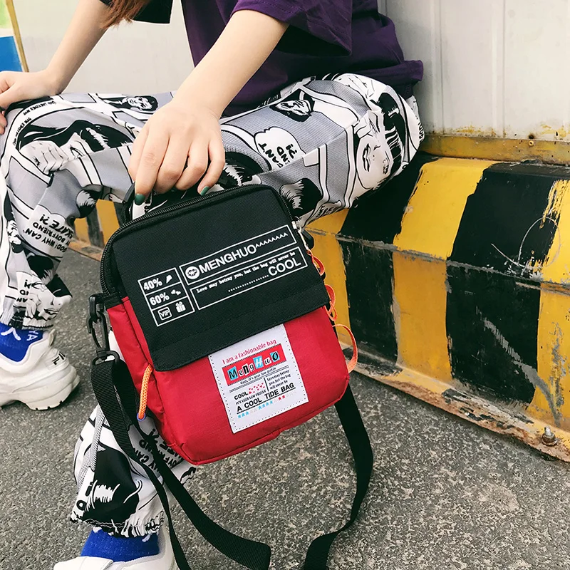 Menghuo 2018 New Crossbody Bag Multifunctional Men Bag Retro Women Handbags Nylon Shoulder Bags Messenger Bags Waist Packs Bags (3)