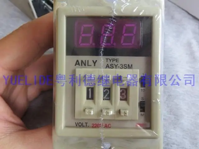 Taiwan Anliang time relay ASY-3SM contact Universal